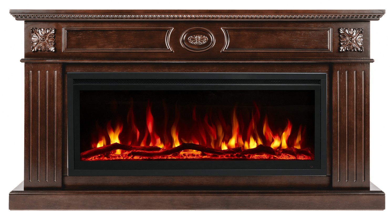 Угловой электрокамин Real-Flame SIENA S42/SF42 AO-215 с очагом SAFITA 42
