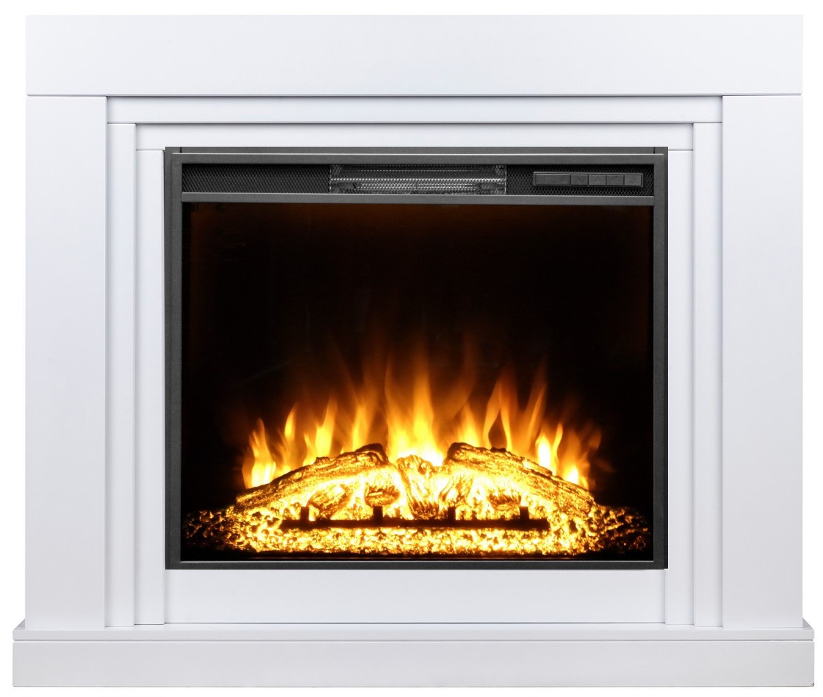 Пристенный электрокамин Real-Flame STANLEY 26 WT-P511 с очагом AQUAMARINE 26
