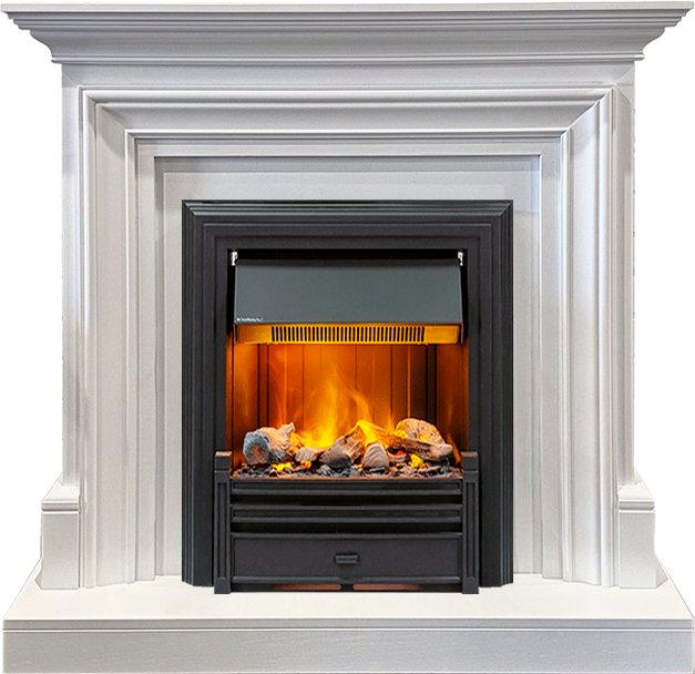 Электрокамин Dimplex Bradford Белый с очагом Brookline Black