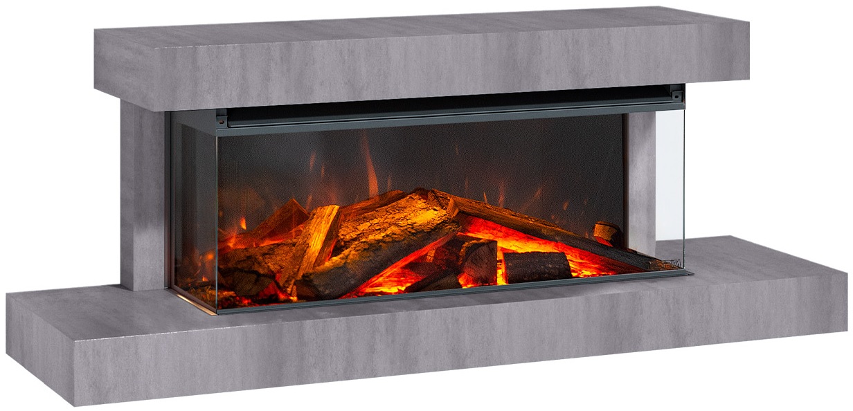 Электрокамин La Nordica Lumen 870 с декоративной панелью PIETRA