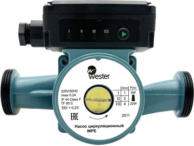 Циркуляционный насос Wester WPE 25-40M