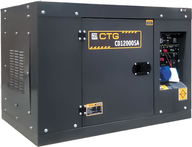 Дизельный генератор CTG CD12000SA (кожух)