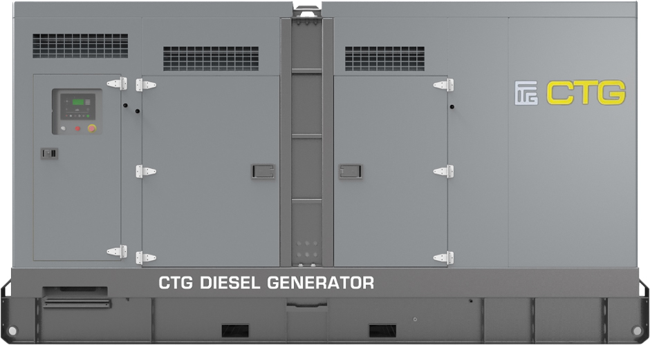 Дизельный генератор CTG 200C в кожухе