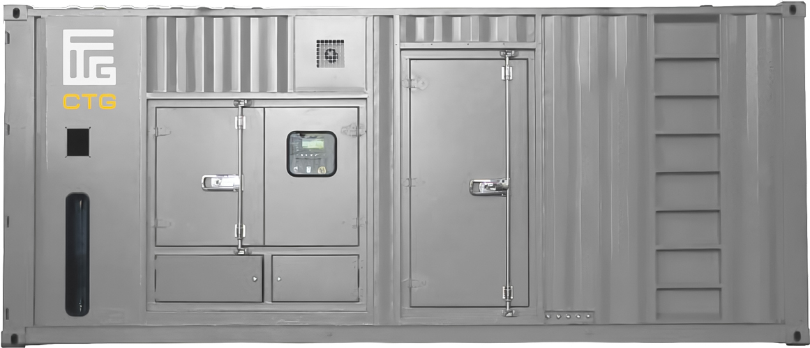 Дизельный генератор CTG 1000С в кожухе