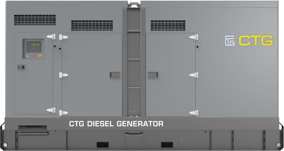 Дизельный генератор CTG 700SD в кожухе
