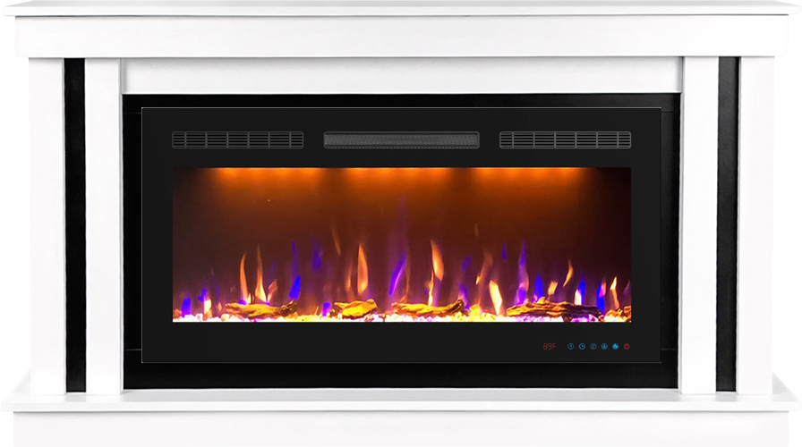 Линейный электрокамин Royal Flame Crystal 36 RF с порталом COSMO V42