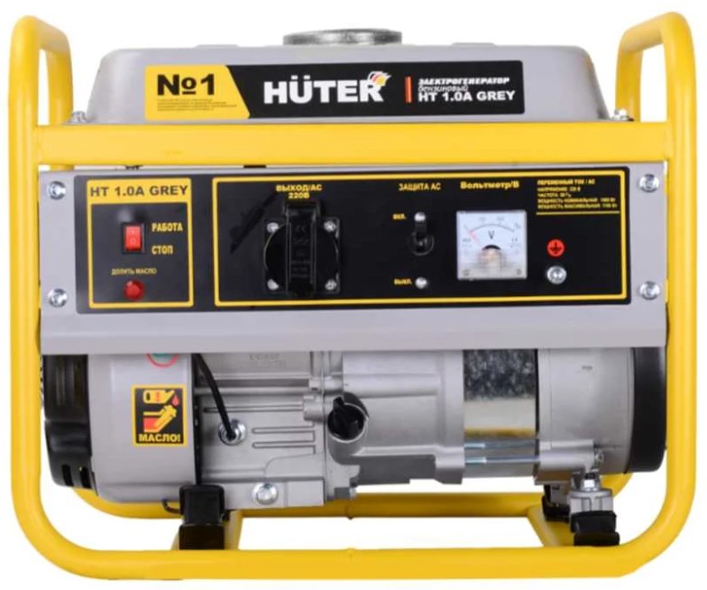 Бензиновый генератор Huter HT 1.0А Grey