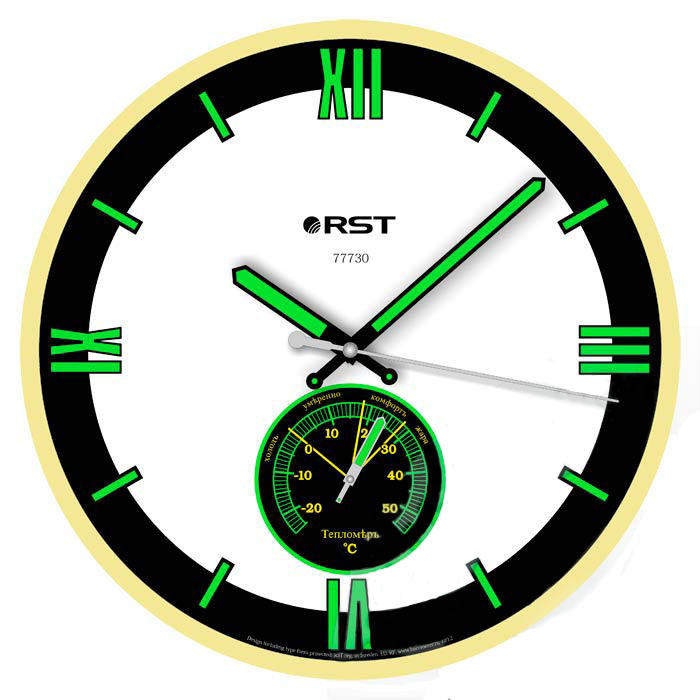 Проекционные часы Rst 77730 уценённый с термо...