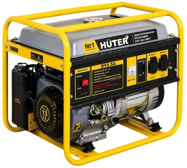 Бензиновый генератор Huter DY6.5A GR