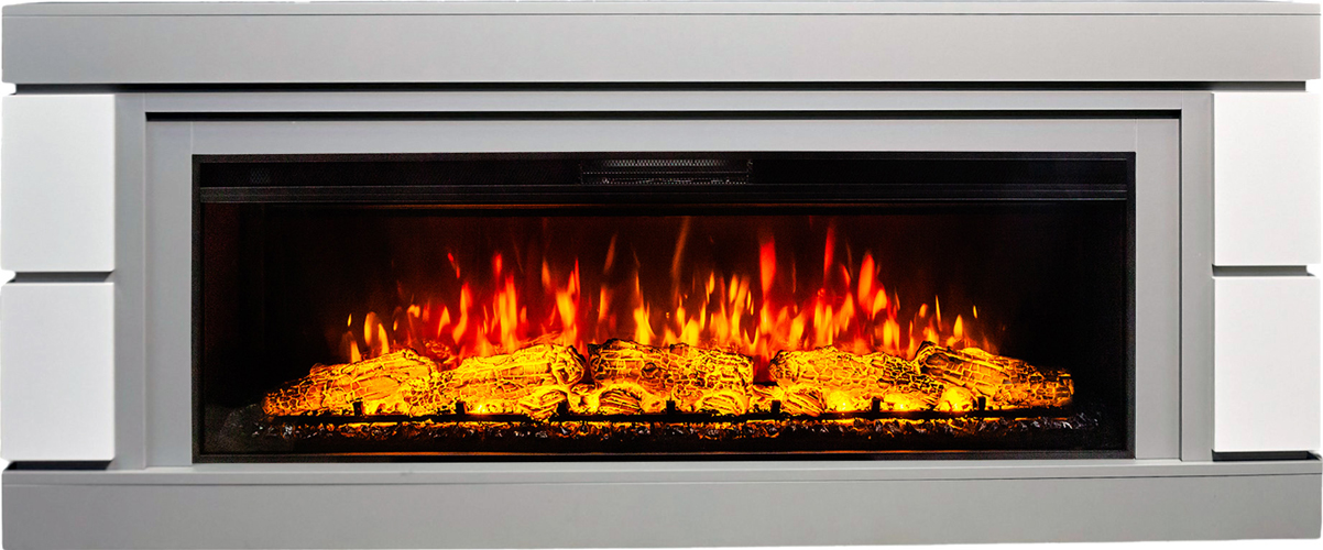 Линейный электрокамин Real-Flame ДЭНВЕР J52/JF52 GR-LCB715/WT-LCB510 с очагом JOKER 52