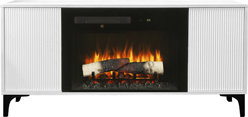 Пристенный электрокамин Real-Flame НАОМИ M25 WT-LCB510/WT-P511 с очагом MIRAGE 25