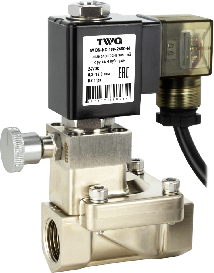 Кран с электроприводом TWG SV BN-NC-100-24DC-M