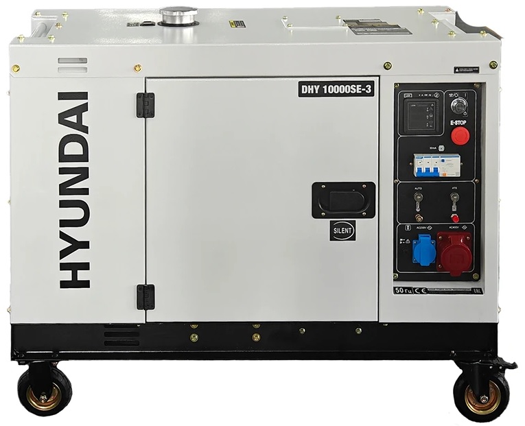 Дизельный генератор Hyundai DHY 10000SE-3