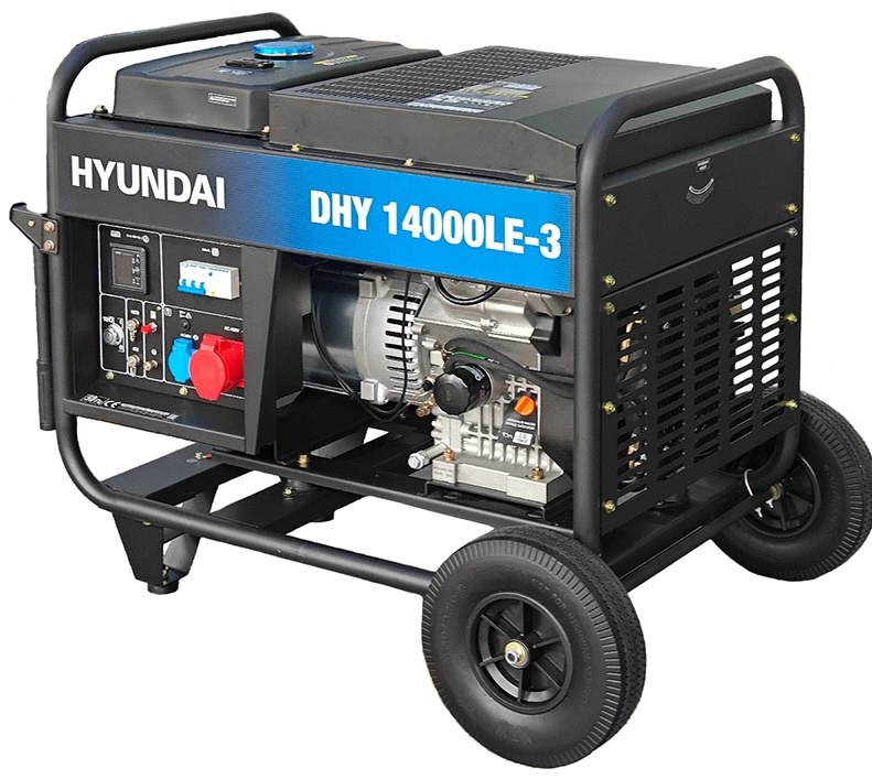 Дизельный генератор Hyundai DHY 14000LE-3