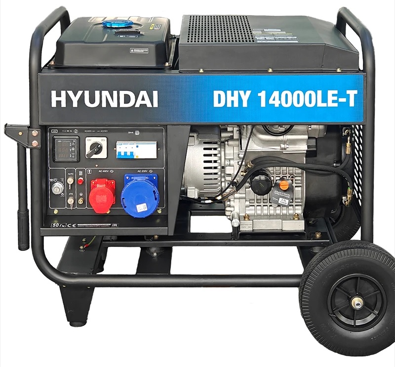 Дизельный генератор Hyundai DHY 14000LE-T