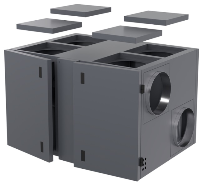 Приточно-вытяжная вентиляционная установка Zilon ZPVR-N 3200 UEL EC A
