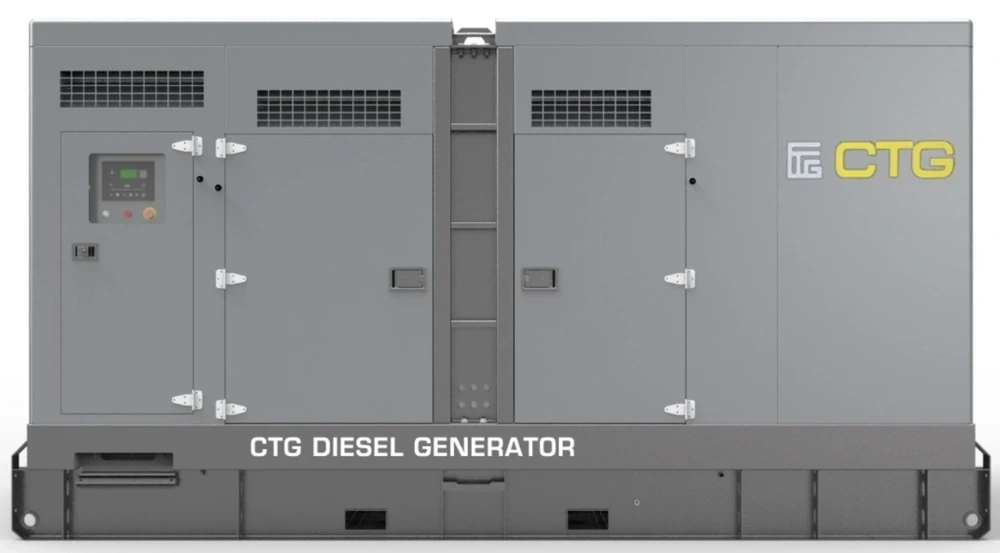 Дизельный генератор CTG 825WE в кожухе с АВР