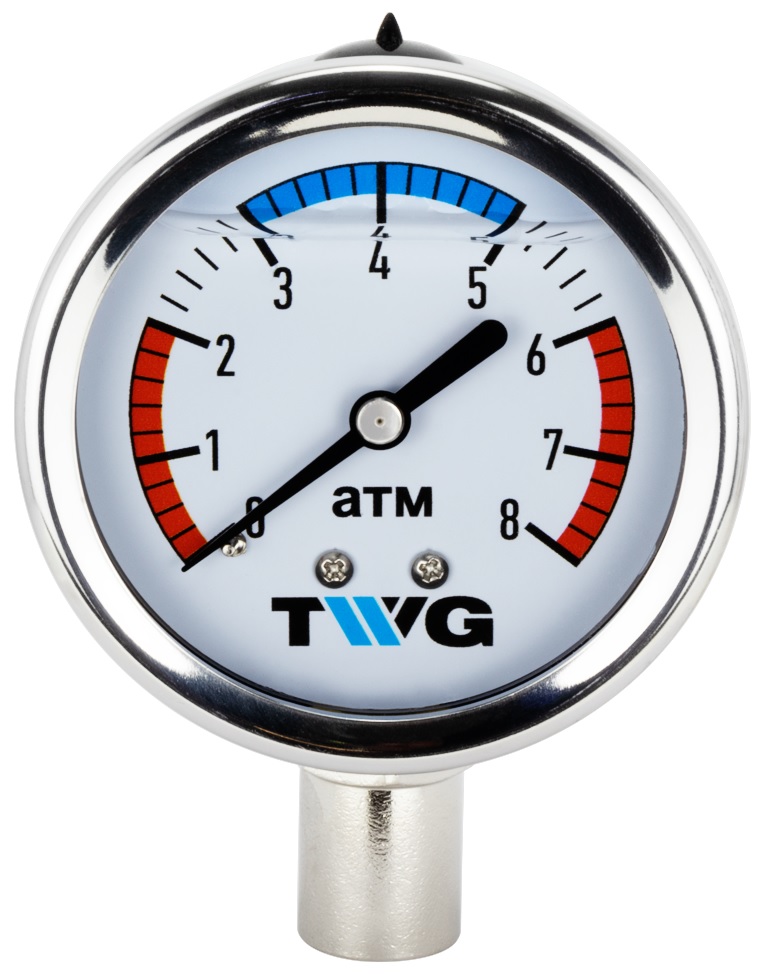 Манометр TWG PG 0-8 014S-Rp