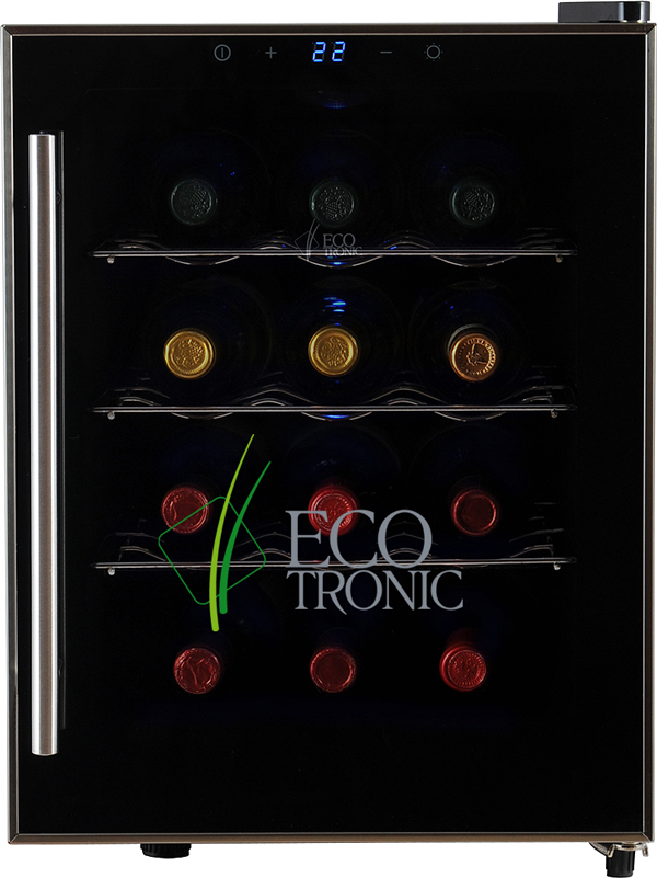 Отдельностоящий винный шкаф Ecotronic WCM3-12TE