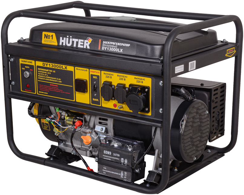 Бензиновый генератор Huter DY13000LX