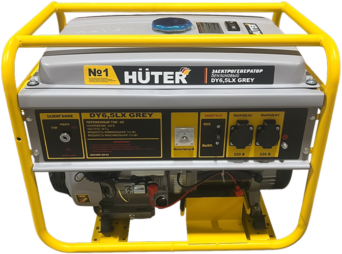 Бензиновый генератор Huter DY6.5LX-электростартер GR