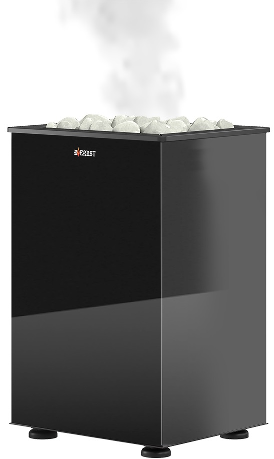 Электрическая печь Эверест Black Crystal Steam S90