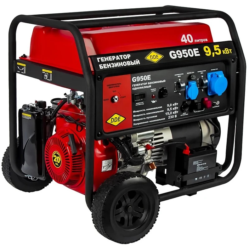 Бензиновый генератор DDE G950E