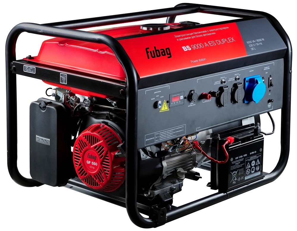 Бензиновый генератор Fubag BS 9000 A ES DUPLEX