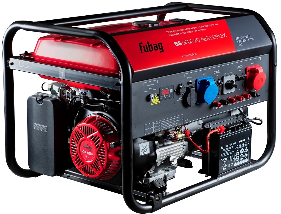 Бензиновый генератор Fubag BS 9000 XD AES DUPLEX