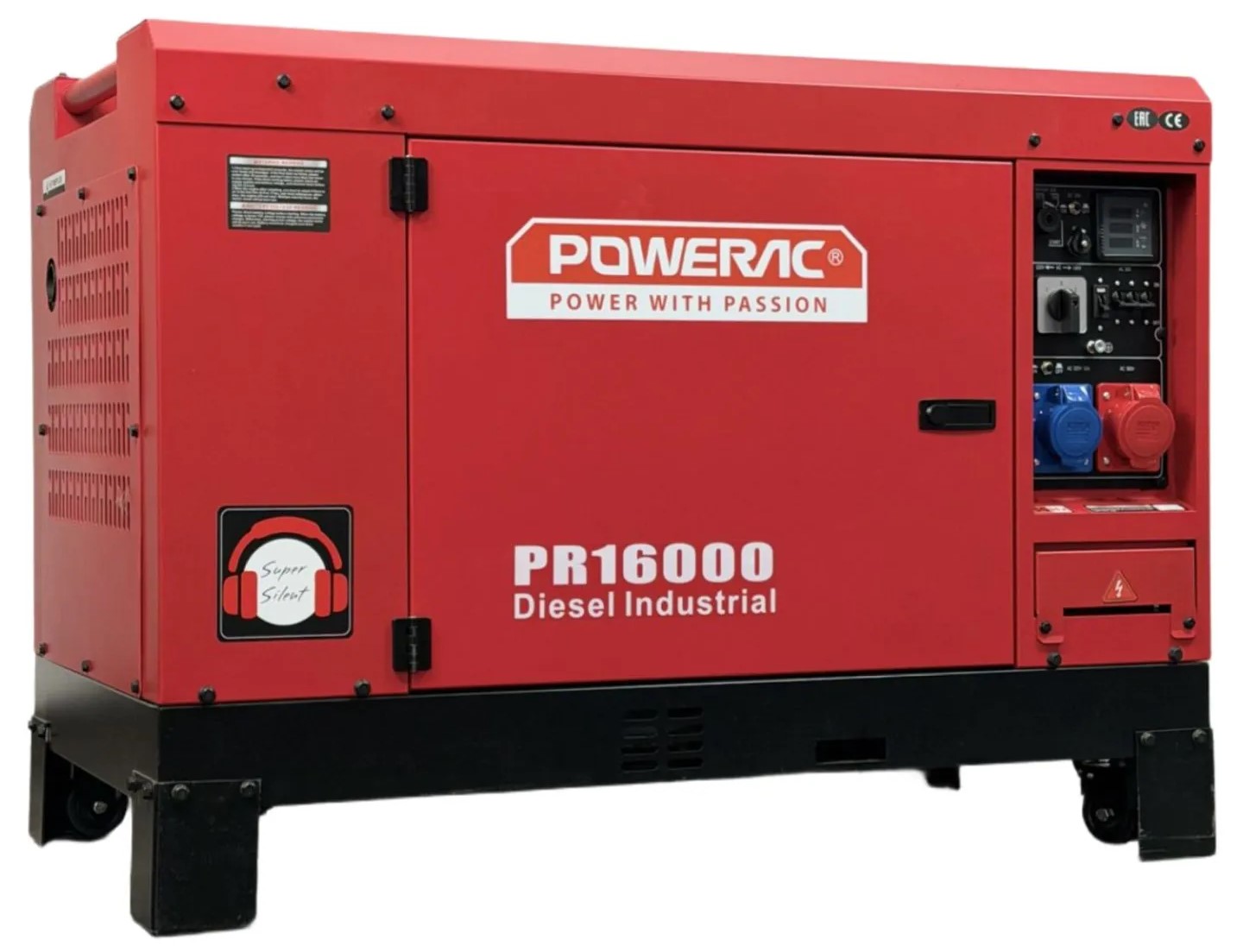 Дизельный генератор Powerac PR16000 Diesel Industrial