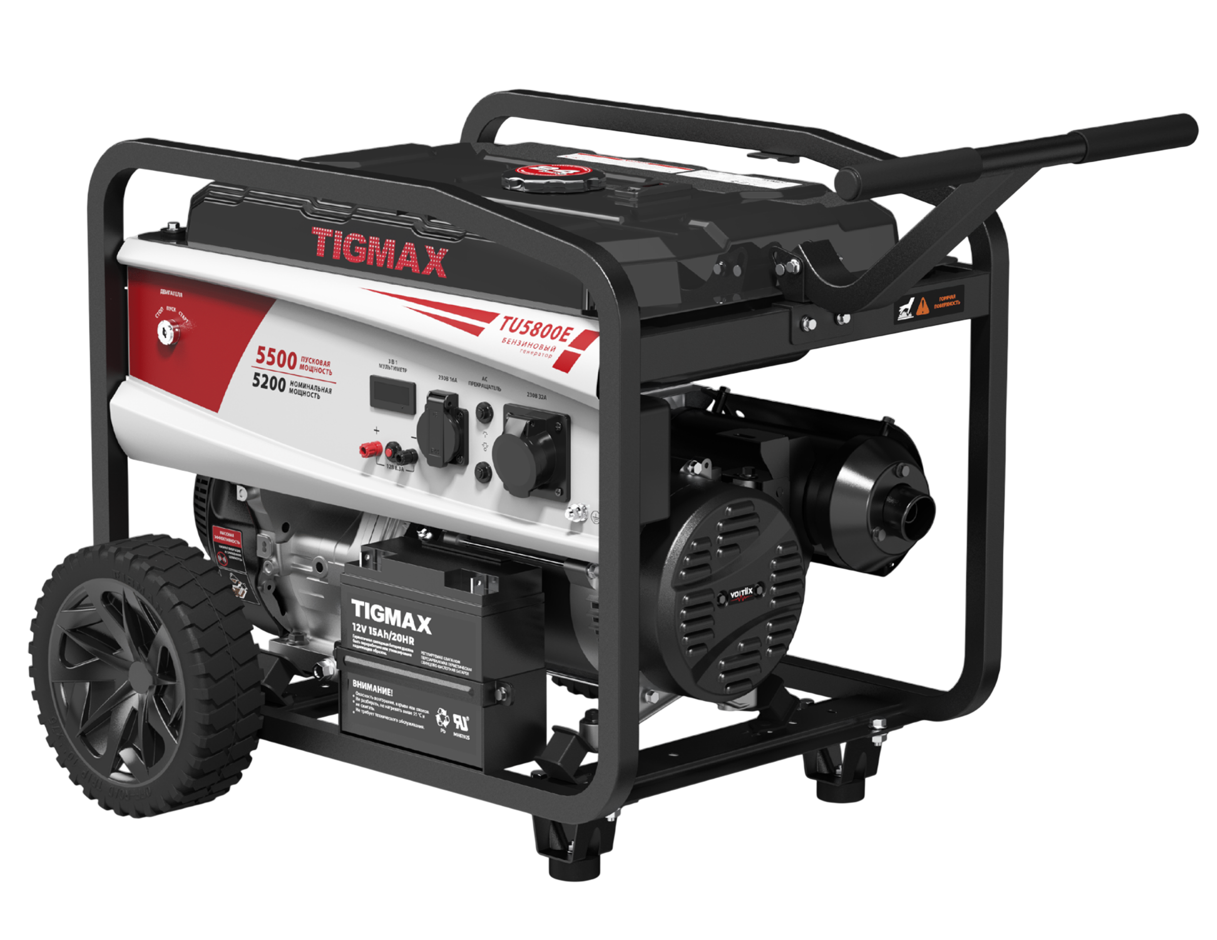 Бензиновый генератор TIGMAX TU5800E