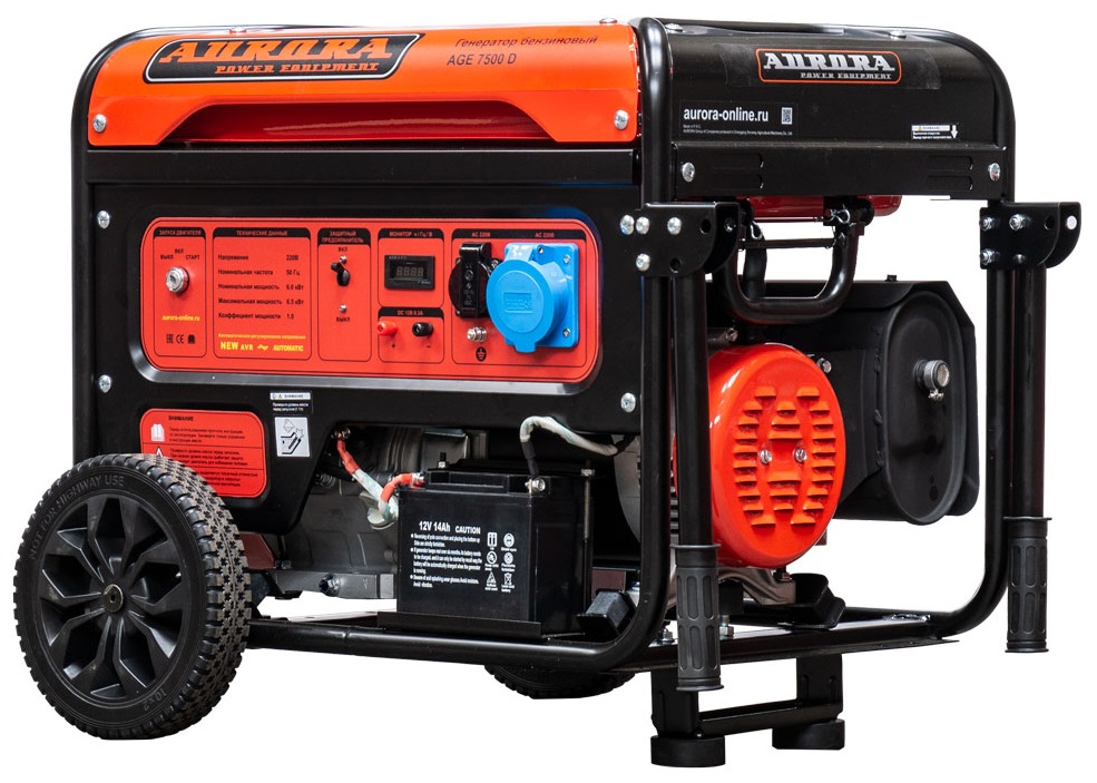 Бензиновый генератор AURORA AGE 7500 D