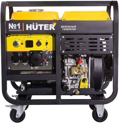 Дизельный генератор Huter LDG 7000L