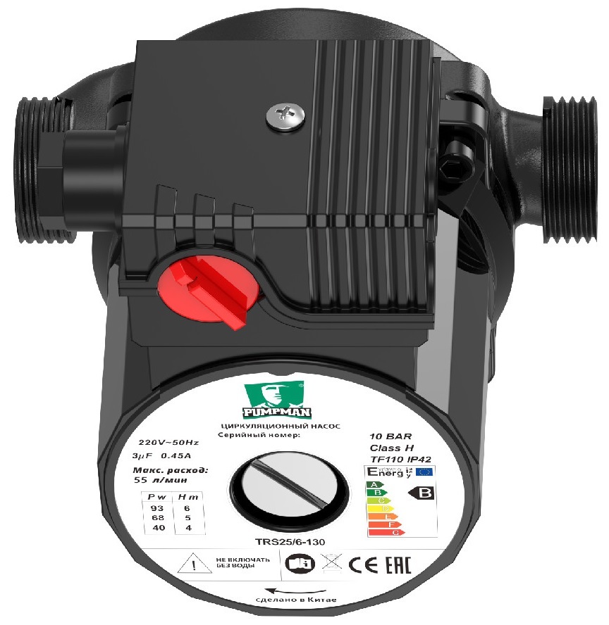 Насос для отопления Pumpman TRS25/4-130