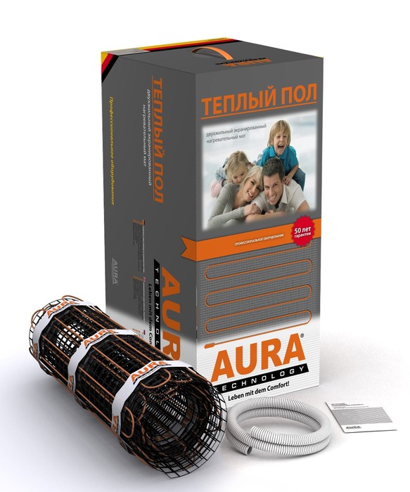 Нагревательный мат 10 м2 Aura Heating МТА 1650-11