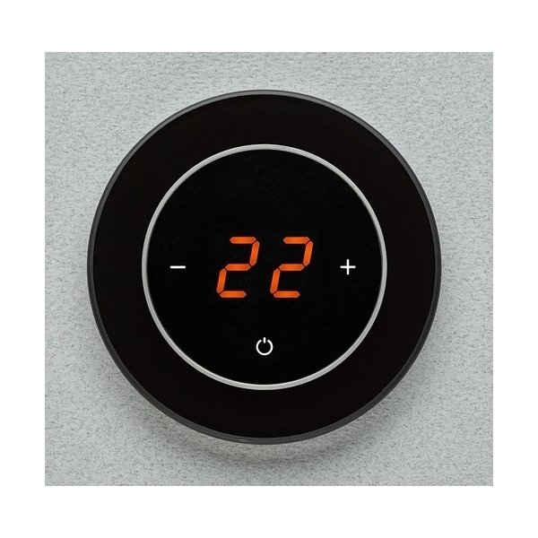 Терморегулятор для теплого пола Aura RONDA Black Classic