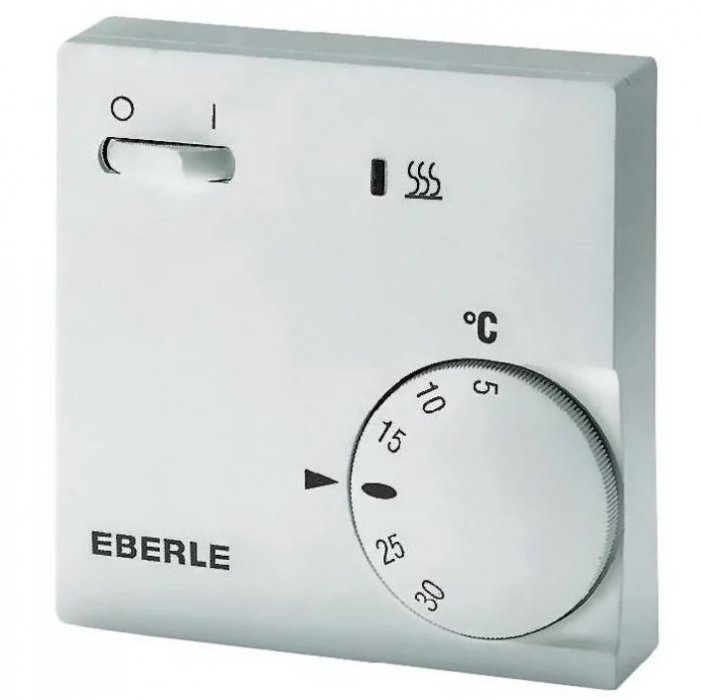 Терморегулятор Eberle RTR-E 6202 с выкл и индикатором