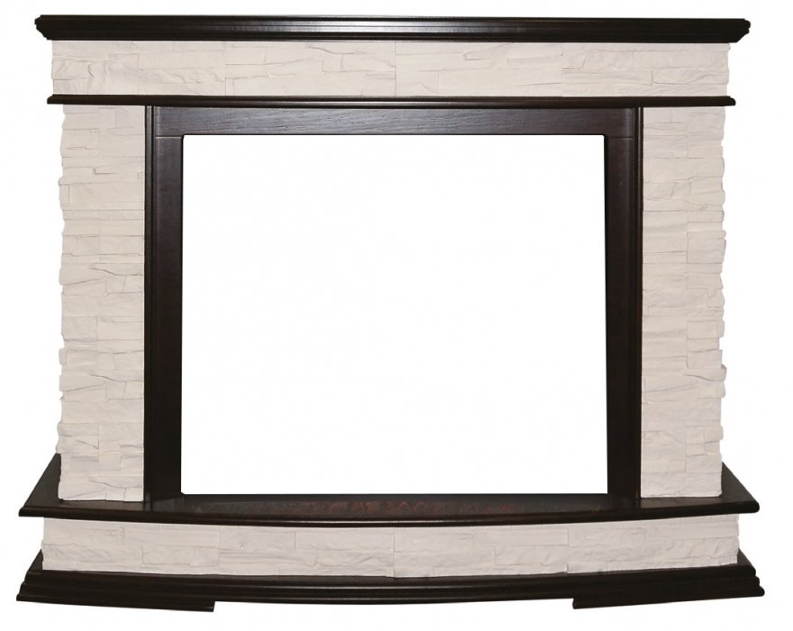 InterFlame Памир сланец под Panoramic 33W FX (тёмный дуб)