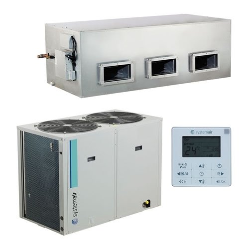 Мощная сплит-система канального типа Systemair SYSPLIT DUCT 76 HP R (на несколько помещений)