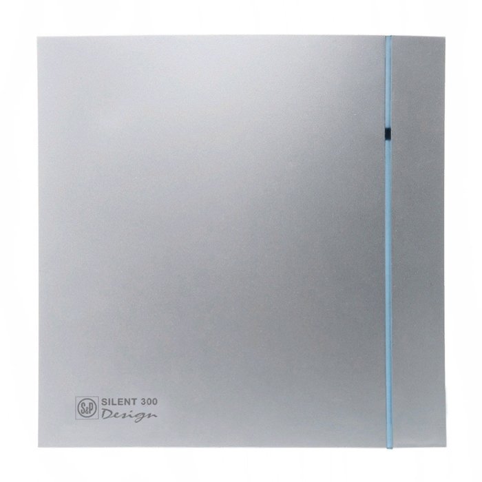 Вытяжка для ванной диаметр свыше 150 мм Soler & Palau SILENT-300CZ 'PLUS' SILVER DESIGN-3C