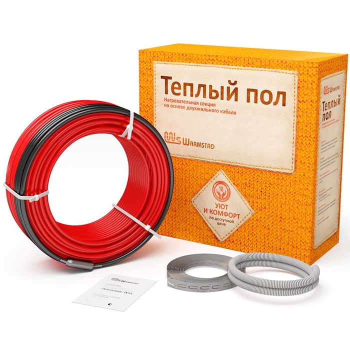 Нагревательный кабель 3 м2 Warmstad WSS 28,5 м/400 Вт
