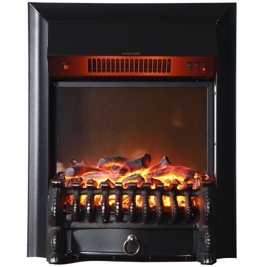 Классический очаг 2D InterFlame Fobos FX M Black/Brass