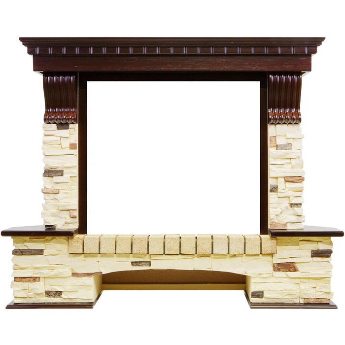 Широкий портал Dimplex Pierre Luxe сланец (универсальный) (Symphony 2608/Symphony 2624L)