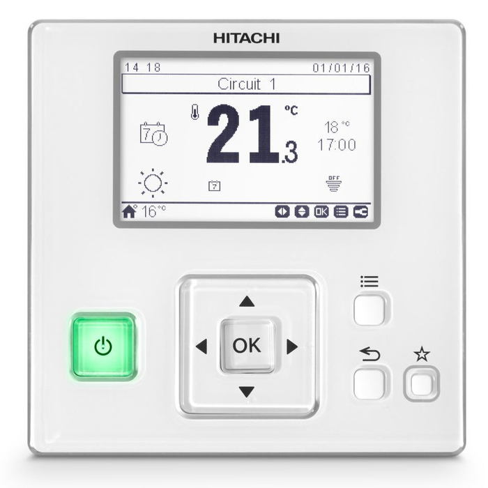 Дистанционный пульт с языками Hitachi PC-ARFHE-02
