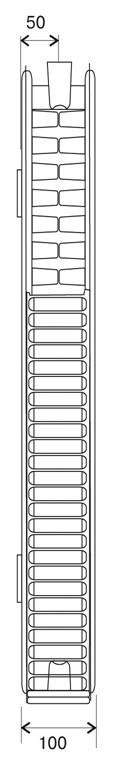 Стальной панельный радиатор Тип 22 Kermi FKO 22 400x2000