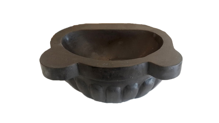 Гранитная курна из черного камня гранита Sheerdecor Emma, Carbon