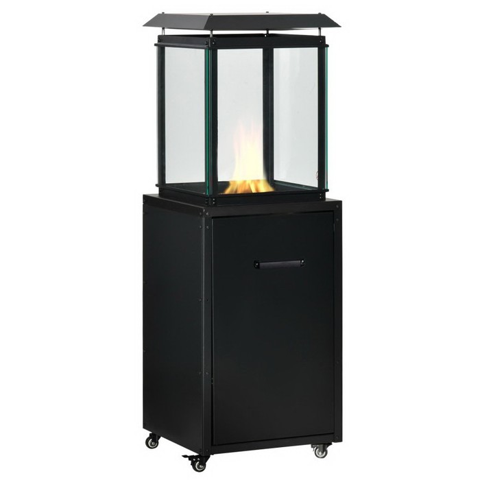 Газовый уличный обогреватель мощностью 8-10 кВт WWT 13M Black