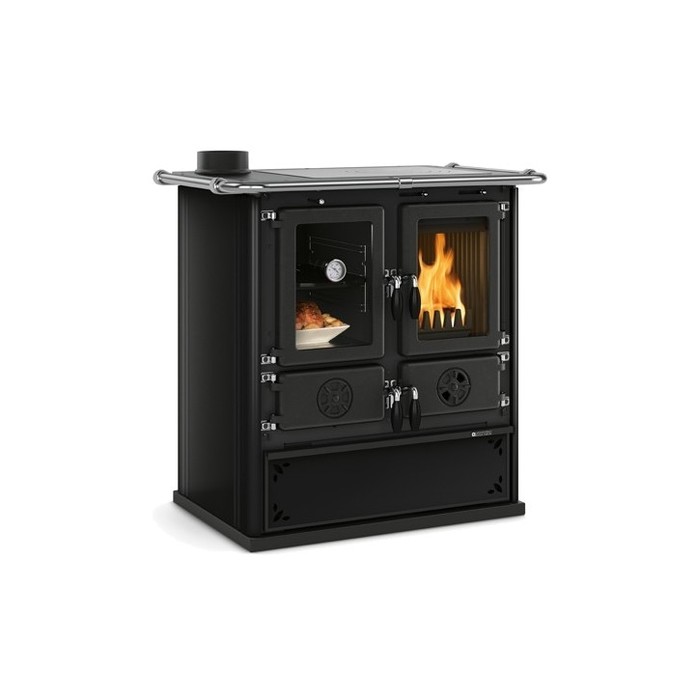 Дровяная печь La Nordica ROSETTA SINISTRA STEEL ANTRACITE (черный)