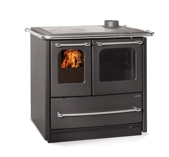Дровяная печь La Nordica SOVRANA EASY EVO 2,0 ANTRACITE (черный)