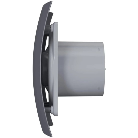 Вытяжка для ванной диаметр 125 мм DiCiTi Breeze 5C dark gray metal